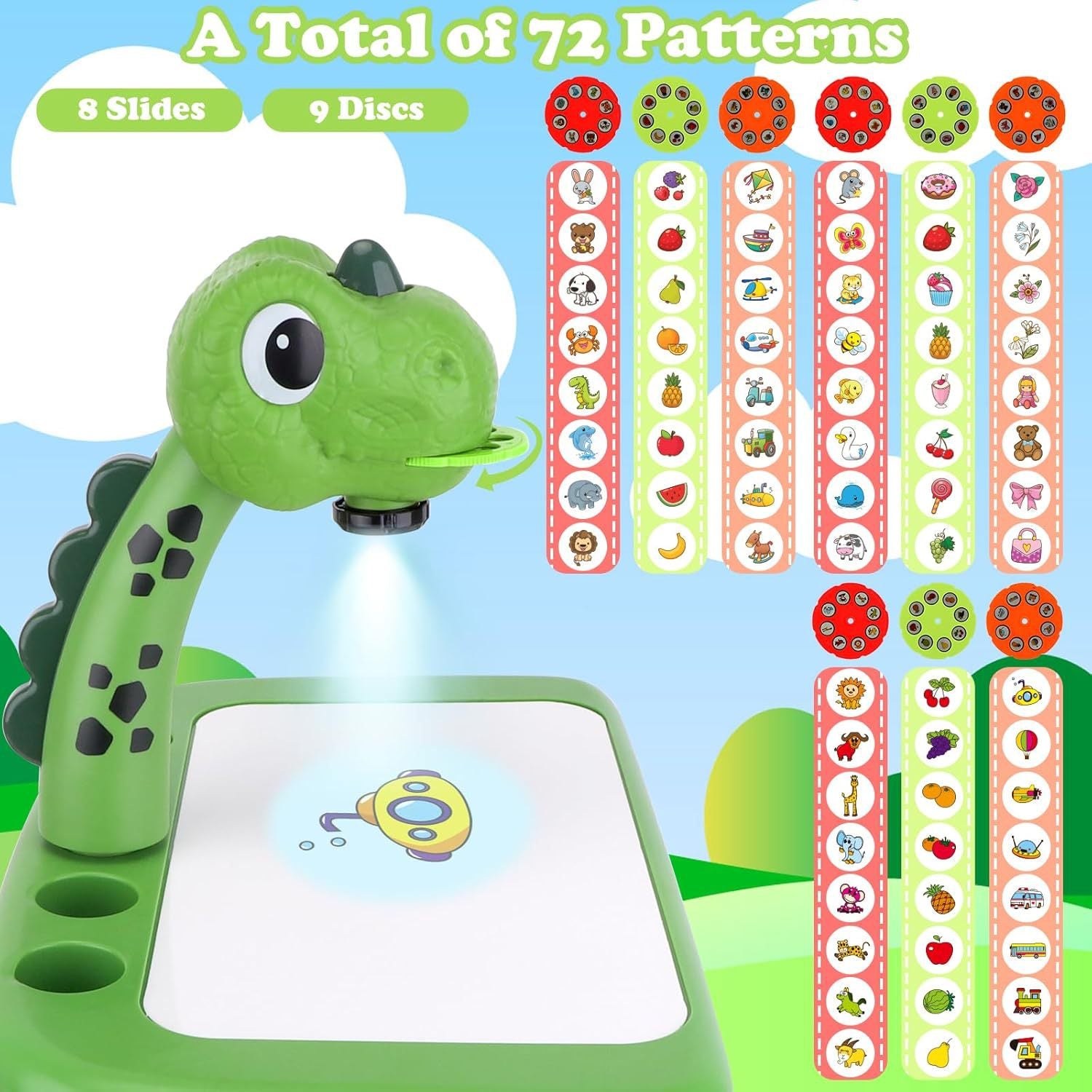 Children's Projection Painting Board - Early Education Art Board Table Drawing